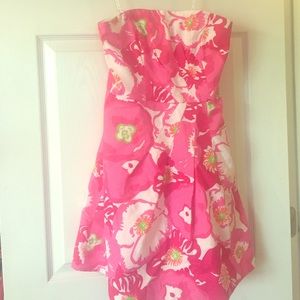 Lilly Pulitzer Strapless Dress